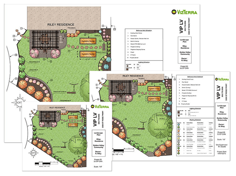 landscaping project design plans