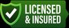 licensed and insured badge